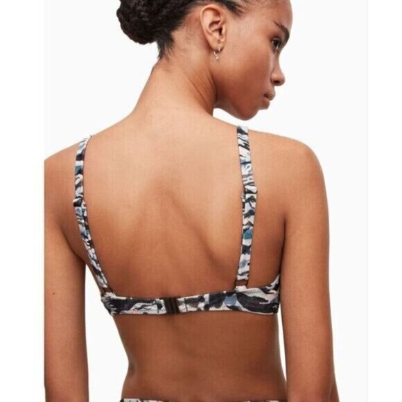 Allsaints Womens Eva Oniyuri Multicolor Bikini Top Size Large - Picture 3 of 9